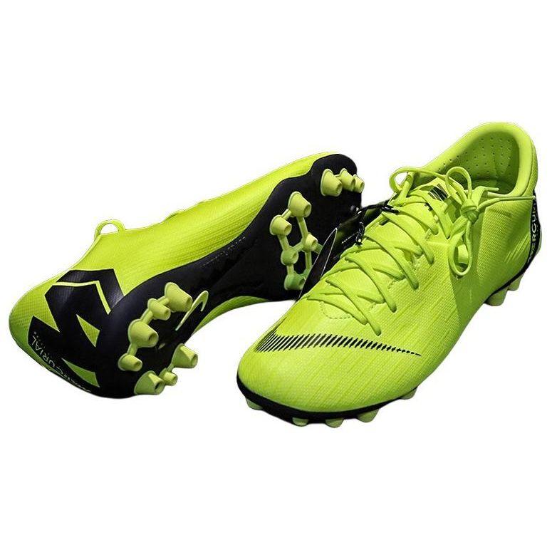 Nike Mercurial Superfly 6 Artificial Turf AG (Rubber Short Studs) Shock Absorbing Durable Soccer Shoes Men Soccer Shoes Green Black AO8997-701