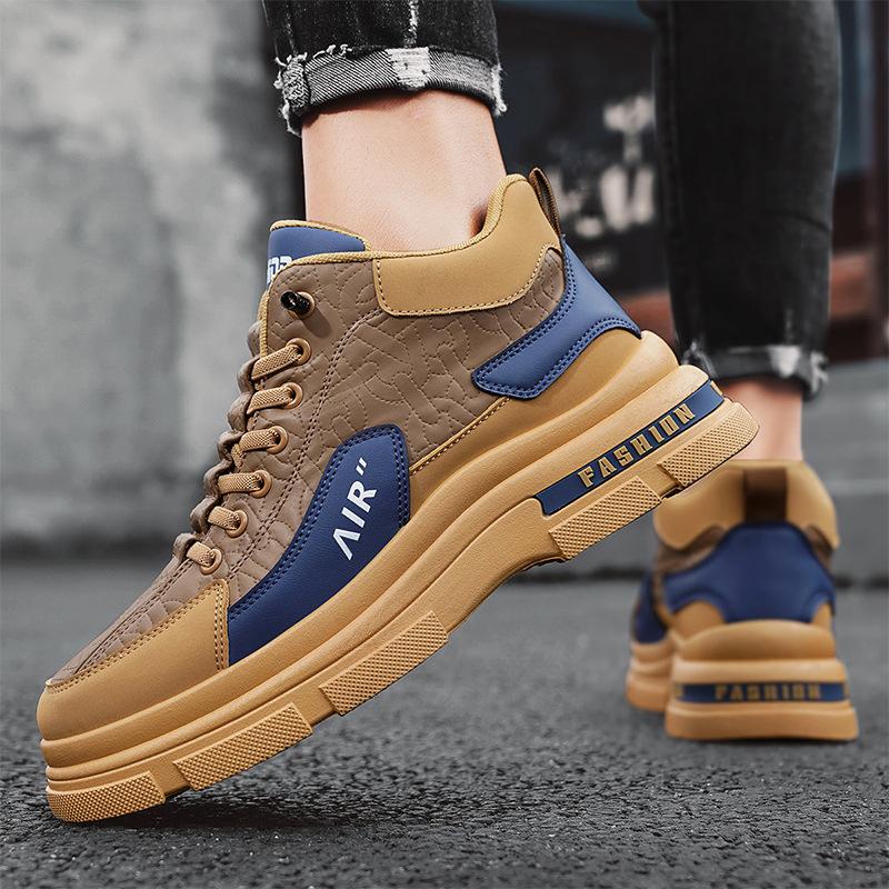 Men's shoes Martin boots spring and summer new men's tooling shoes outdoor platform labor shoes sports and leisure mountaineering shoes