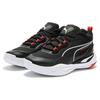 Puma Playmaker Pro Mens Low Top Basketball Shoes Black Red 377572-13