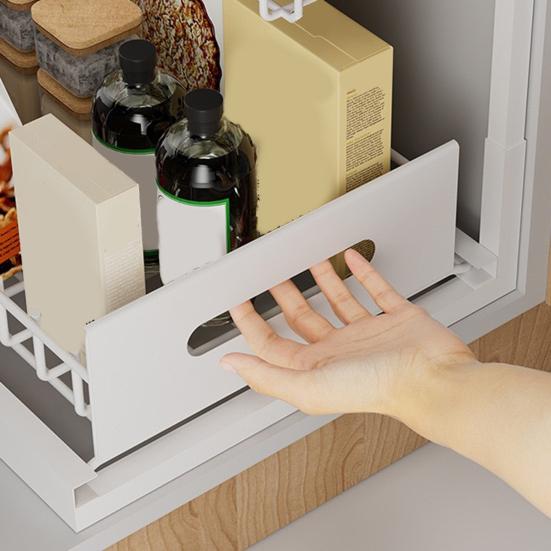 Storage Rack Seasoning Organizer Strong Load-bearing Rust-proof Pull-Out Design Kitchen Storage Shelf Spice Rack