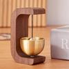Magnetic Wooden Wind Chimes Hanging Japanese Style Doorbells Wind Loud Door Bell for Refrigerator Door Restaurant Home Decor