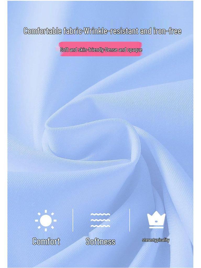 Women's Short-Sleeve White Shirt - Simple, Crisp, Versatile Workwear