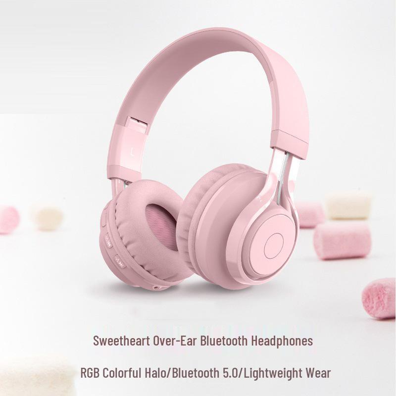 Huaqiangbei Wireless Over-Ear Bluetooth Headphones - High-Quality, Long Battery Life, Ideal for Sports and Gaming