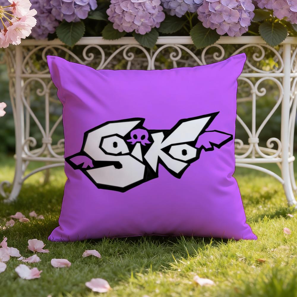 S-Saiko S-Sakura Spanish Cushion Cover Home & Car Dual-Scene Pillow Cover: Reversible for Premium Comfort