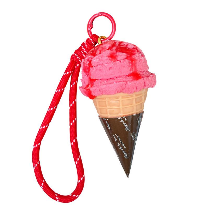 1 Pezzo Accessori Borsa Creativo Simulazione Modello Gelato Decorazione Auto Ciondolo Regali di Festa Regali per Feste