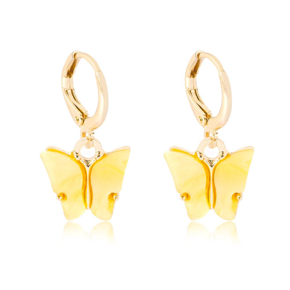 Stylish Butterfly Earrings Animal Design Chic Multicolor Womens Accessories Fashion