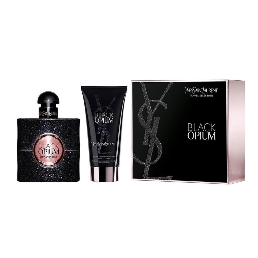 Yves Saint Laurent Black Opium Pour Femme Woda perfumowana, 50 ml + Balsam do ciała, 50 ml