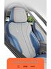 All-Season Breathable Linen/Hemp Seat Covers for Geely Galaxy E5 - Full Coverage