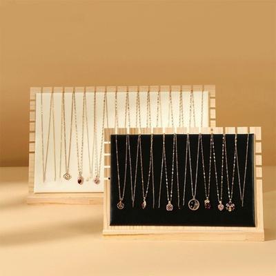 Wood Necklace Organizer Detachable Earrings Shelf New Bangle Storage Rack  Jewelry
