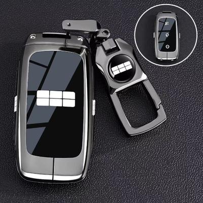 Premium Zinc Alloy Key Cover Case for Geely Galaxy Xingyao 8/Starship 7/M9/L6/A7/E5/L7/E8 - Protective Key Fob Shell