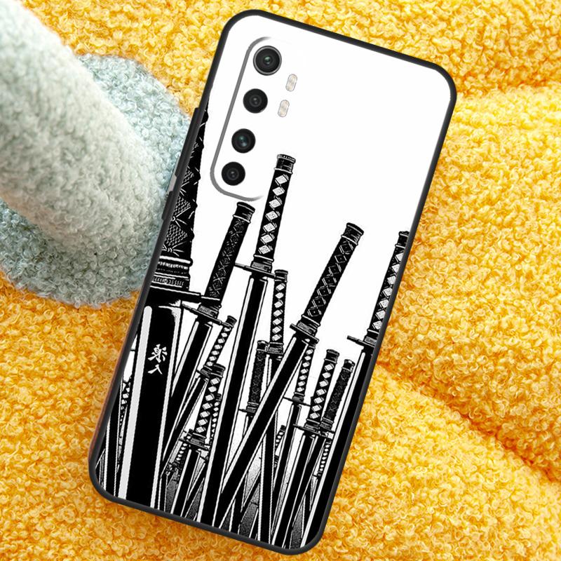Japan Samurai Ninja Ronin Case For Xiaomi 13T 14T 15T 14 15 Ultra 17 Pro Max Cover For POCO F8 F7 X7 Pro F5 F6 X5 X6