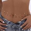 Sexy Body Waist Chain Jewelry For Women Vintage Minimalism Crystal Belly Belt Chain Bohemia Spring Summer Beach Vacation Bijoux