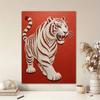 DIY Pearl Diamond Art Painting Kits for Adult and Beginners, Majestic Tiger Sparkling Painting Craft Home Wall Decor Handmade Gift