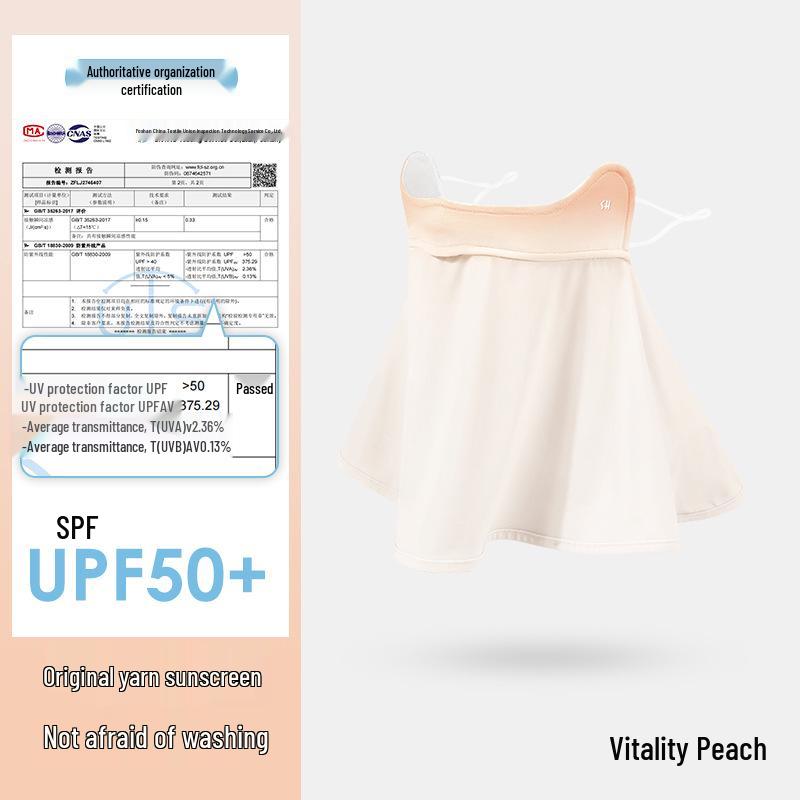 Women's Summer Blush Gradient 3D Ice Silk UV Protection Sun Mask