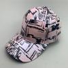 Plain Leather Kpop Alphabet Fashion Men'S And Women'S Baseball Caps Cotton Versatile Reflective Hip Hop Sports Sun Hat Batch