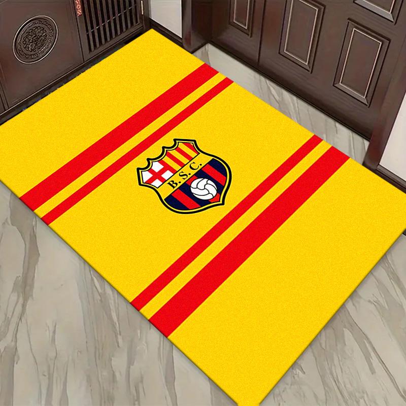 Tappeto Barcelona SC per Soggiorno Camera da Letto Casa Decorazione Divano, Tappetino Antiscivolo per Giochi Bambini