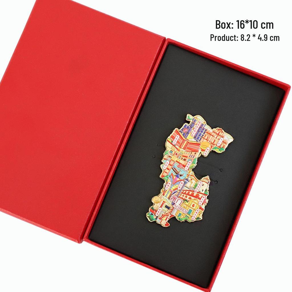 Macau Kultureller Metallmagnet: Wynn Palace, Ruinen von St.. Pauls, St. Dominics Kirchen-Souvenir