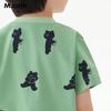 M.Latin Boys' Lightweight Ice-Cool All-Over Animal Print Short Sleeve T-shirt