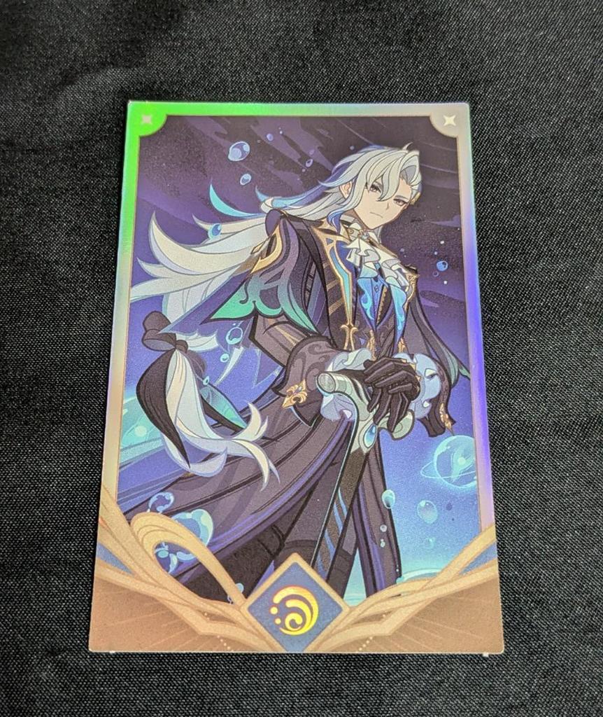[USED] Nuvillette Seven Saints Summon Random Photo Card Genshin Cafe in Seoul