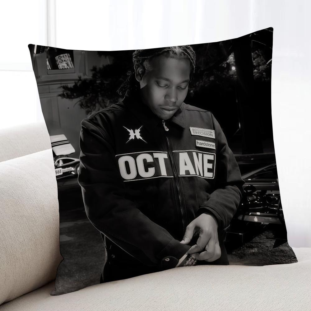 Rapper DDon Toliver Octane cushion cover Home Bedding Sofa living Room pillowcase Simple Soft Skin Cushion Cover Party Gift