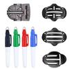 Phyxiul Golf Ball Line Ball Line Marker Positioning Tool for Ball Mark Golf Ball Mark Set Marker, Template, Alignment, (8-Piece Set)