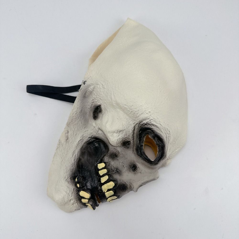 Latex Scary Skull Headgear Realistic Terrifying Cosplay Mask Halloween Skull Mask  Halloween Party