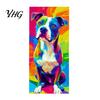 Decorative Adhesive for Household Bins Cartoon Animal Trash Can Sticker, Colorful Self-Adhesive PVC Decal, Waterproof Cute Fun Home Decor Cans Cat Dog