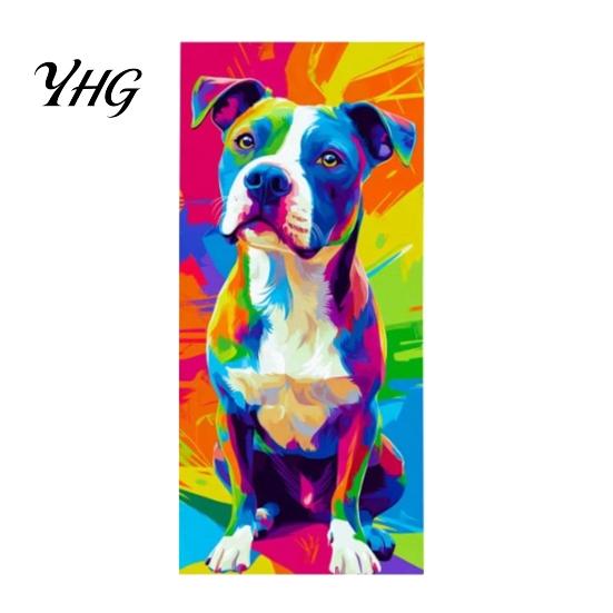 Decorative Adhesive for Household Bins Cartoon Animal Trash Can Sticker, Colorful Self-Adhesive PVC Decal, Waterproof Cute Fun Home Decor Cans Cat Dog