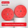 Universal Rubber-Coated Weight Plates for Home Fitness & Weightlifting