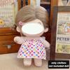 Cute Doll Clothes for 20cm Cotton Doll Princess Maid Dress Up Lolita Clothing Set Kids Dolls Dress Up Toys Doll Accessories