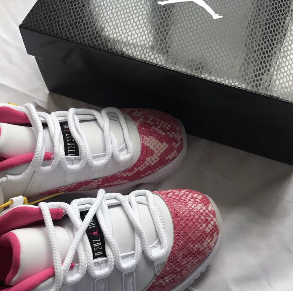 Air Jordan 11 Retro Low Pink Snakeskin 2019 Women's  AH7860-106