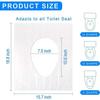 Travel Disposable Toilet Seat Cover Waterproof Portable WC Pad Toilet Mat for Baby Pregnant Mom,Public Bathroom Independent Packing