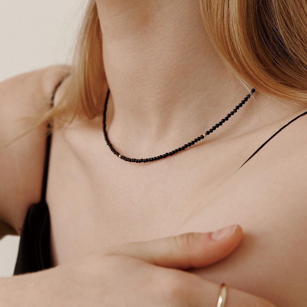 Staygem 14K Black Onyx Beads N