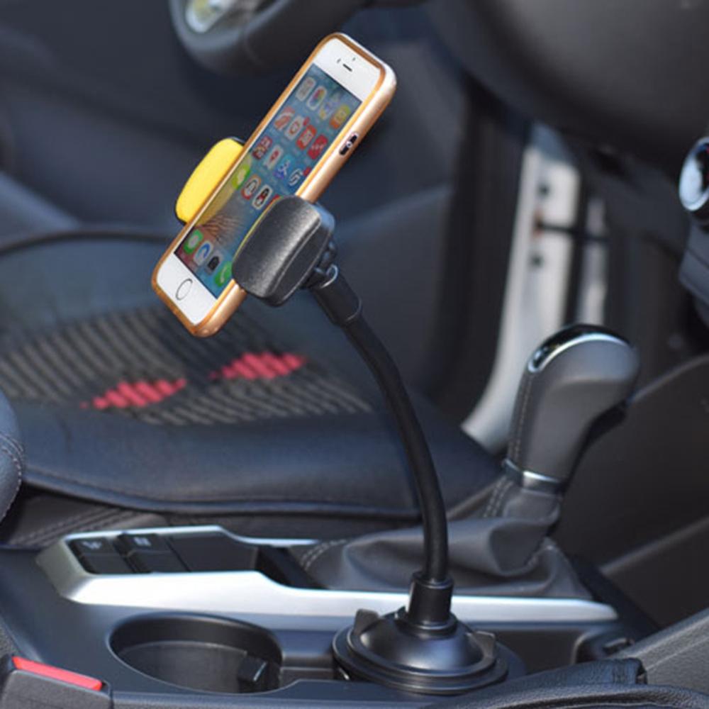 

Довгий тримач для чашки в автомобіль, кронштейн для телефону, гнучкий шланг, підставка для мобільного телефону