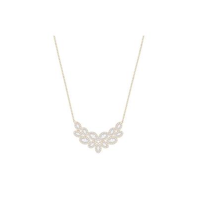 Swarovski Baron listový přívěsek Křišťálový náhrdelník Dámský náhrdelník Zlatý 5350616
