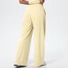 Breathable Wide-Leg Loose Casual Yoga Pants with Elastic Drawstring for Women