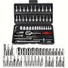 46pcs Premium Ultimate Automotive Repair Tool Set - High Torque Chrome Vanadium Steel Kit for Car, Bicycle, and Motorcycle Maintenance