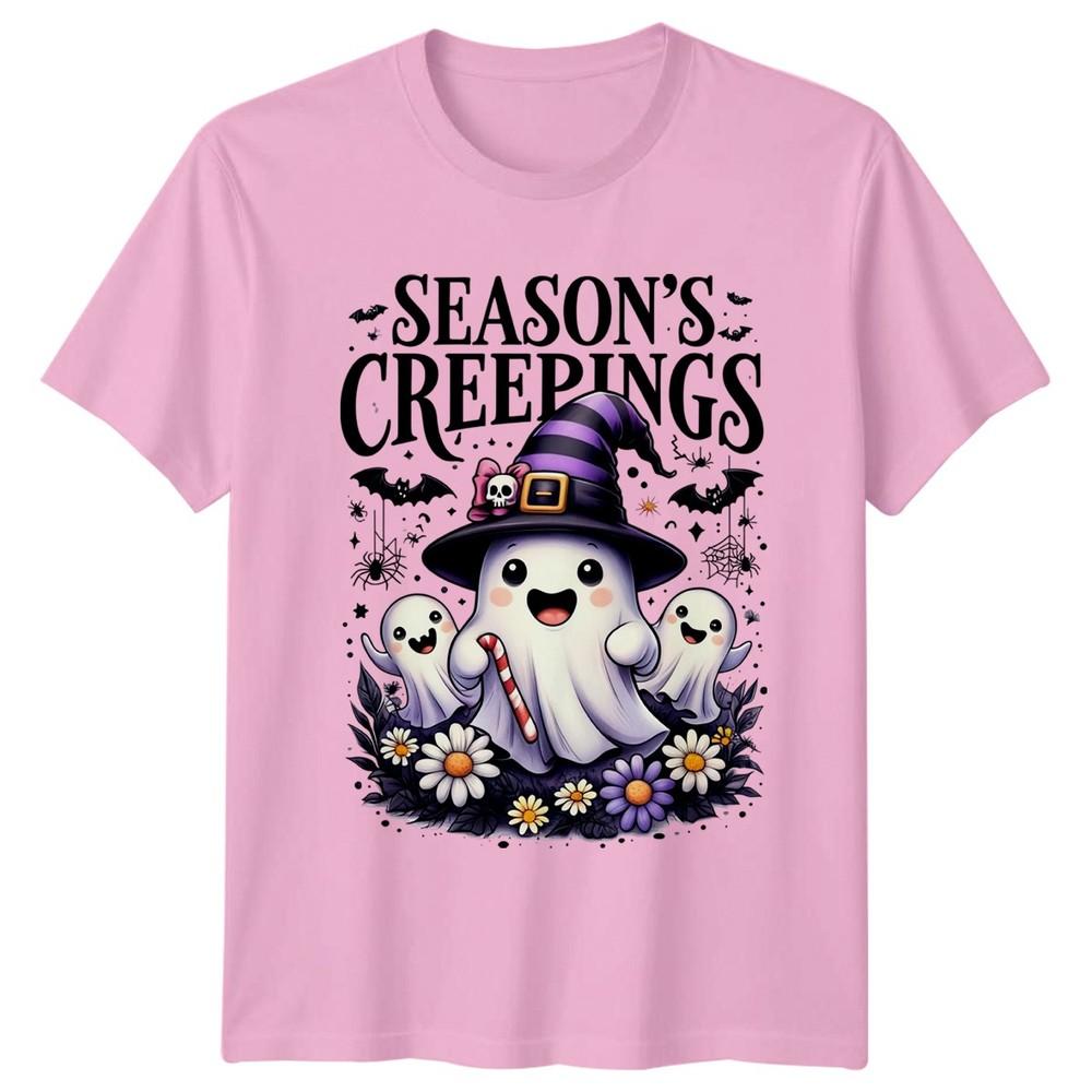 Seasons Creepings Unisex TShirt Cute Halloween Ghost Christmas Gift For Him