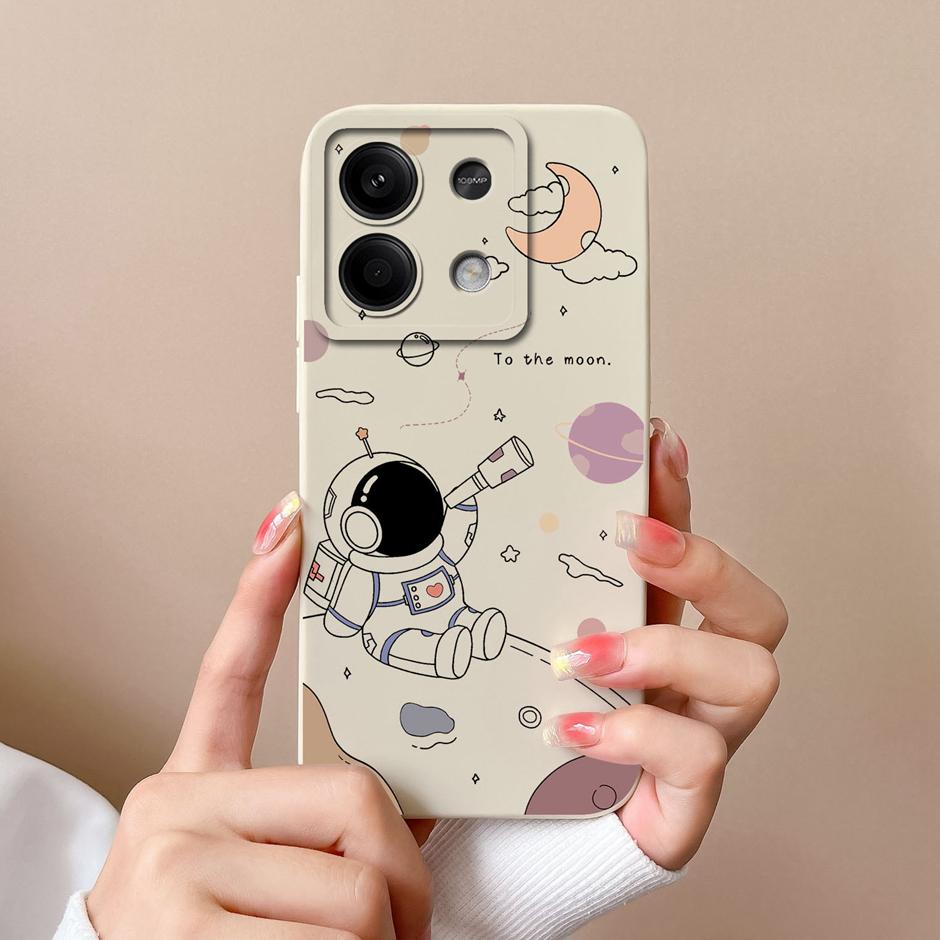 For Xiaomi Redmi Note 13 Pro Plus 5G Case Sweet Girls Cartoons Matte Silicone Coque For Redmi Note13 Pro+ 5G New Design Funda