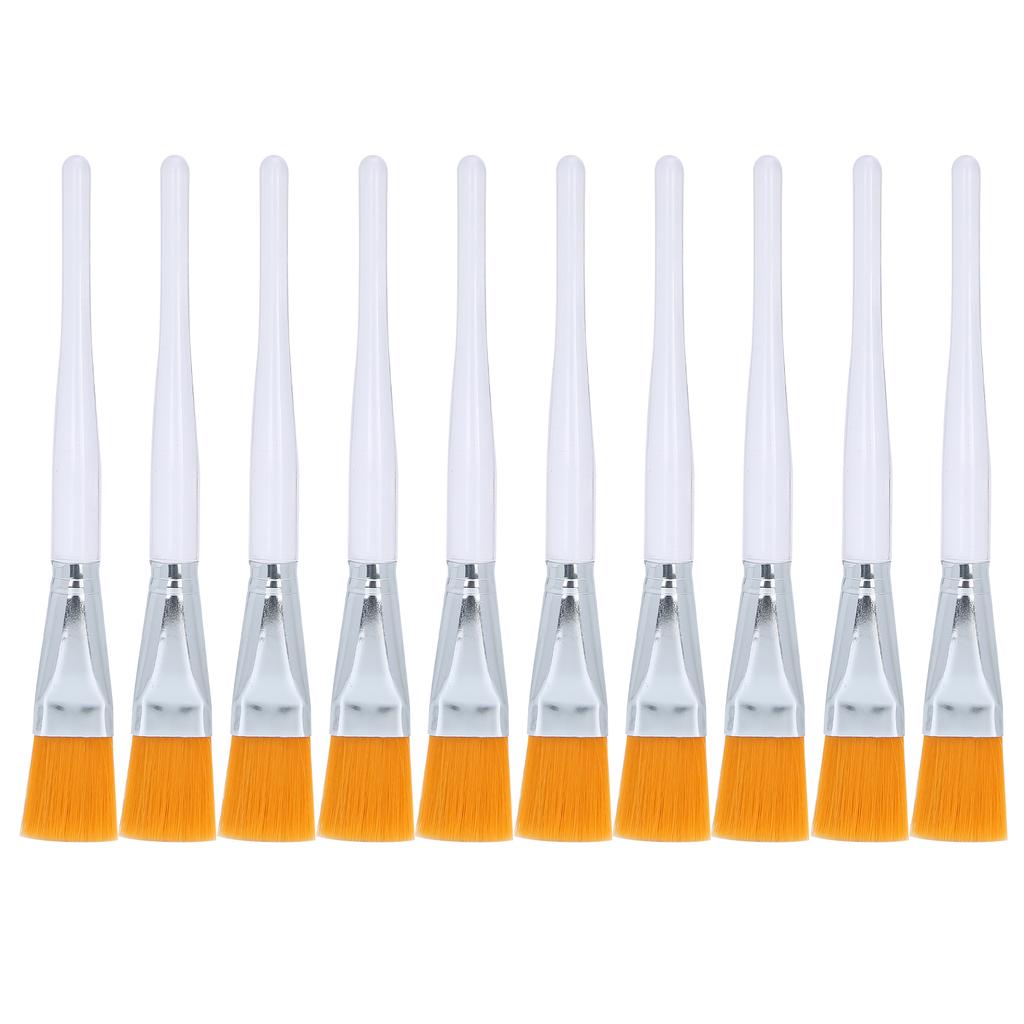 10PCS Face Mask Brush Applying Sleeping Mask Soft Applicator Brushes Plastic Handle