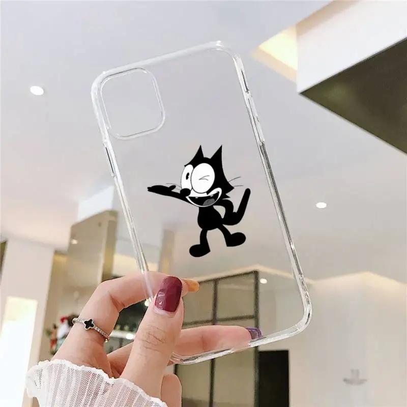 RUICHI Cartoon-Felixs-the-Cats MG Phone Case For Samsung GalaxyS20 S21 S30 FE Lite Plus A21 A51S Note20 Transparent Shell