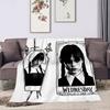 1PC Wednesday blanket, all-season lightweight home office outdoor nap multifunctional blanket, Christmas gifts