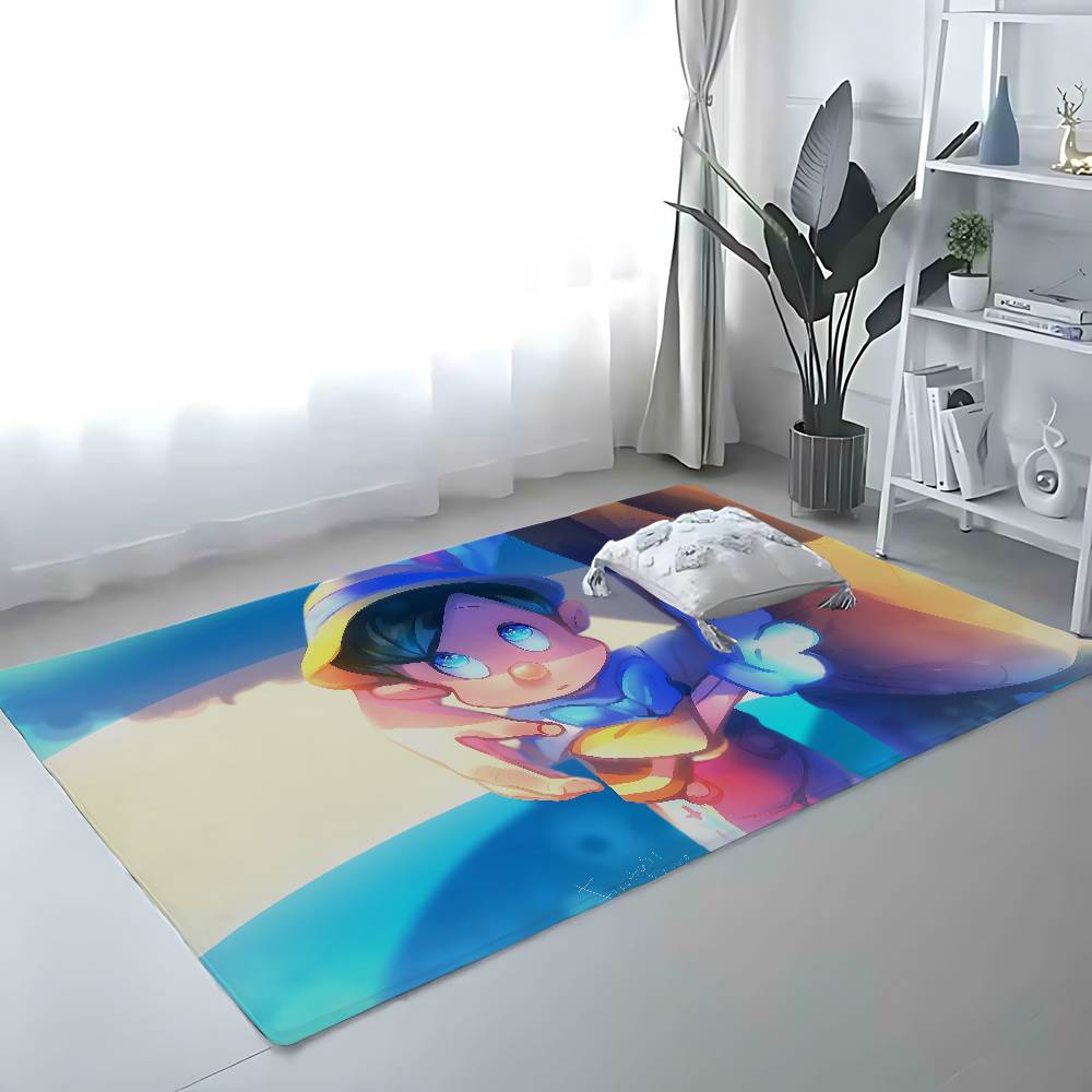 P-Pinocchio Floor Mat Bathroom Absorbent Mat Simple Door Dirt-resistant Mat Home Kitchen Mat Foot Mat Entry Mat