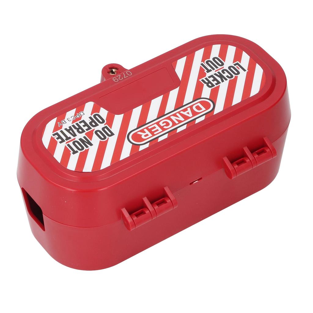 DPC3 Plug Lock Box with Keys and Tags Power Plug Security Lockout Device for Industrial Electrical