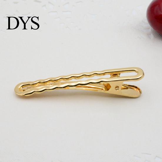 Duck-bill Clips 10Pcs Women Hairpins Non-fading Gloss Geometric Hollow Out Anti-slip Hair Clamps Non-falling Metal Openwork for Daily Wear