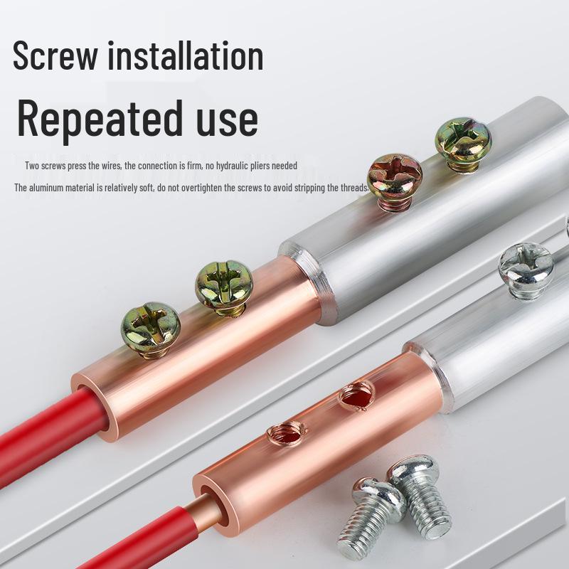 Copper-Aluminum Transition Connector Terminal Block, Quick Wire Connection Tool, No-Press Pipe Butt Connection GTLC