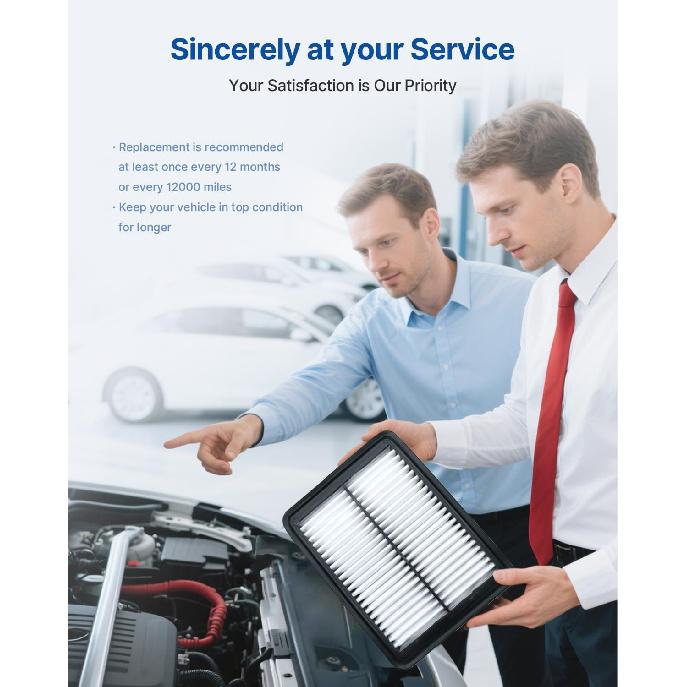 Engine & Cabin Air Filter Fits 2011-2017 CT200H, 2015- NX300H, 2010-2015 Prius, 2012-2015 Prius Plug-In, 2012-2018 Prius V, 2016-2018 RAV4,