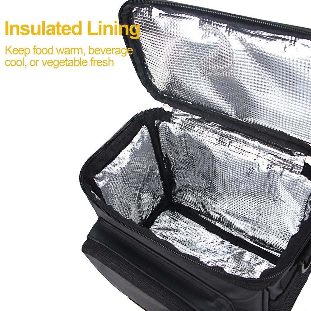 5L Capacity Bicycle Cooler Bag Waterproof Bicycle Storage Pouch Bicycle Handlebar Bag  Long Rides