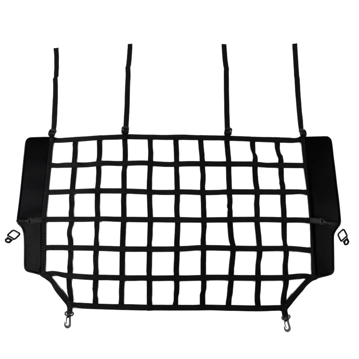 

Trunk Divider Mesh Cargo Net Pet Barrier for Jeep Wrangler JL 4-door 2018-2026 Trunk Net for Dogs Interior Accessories Black чёрный