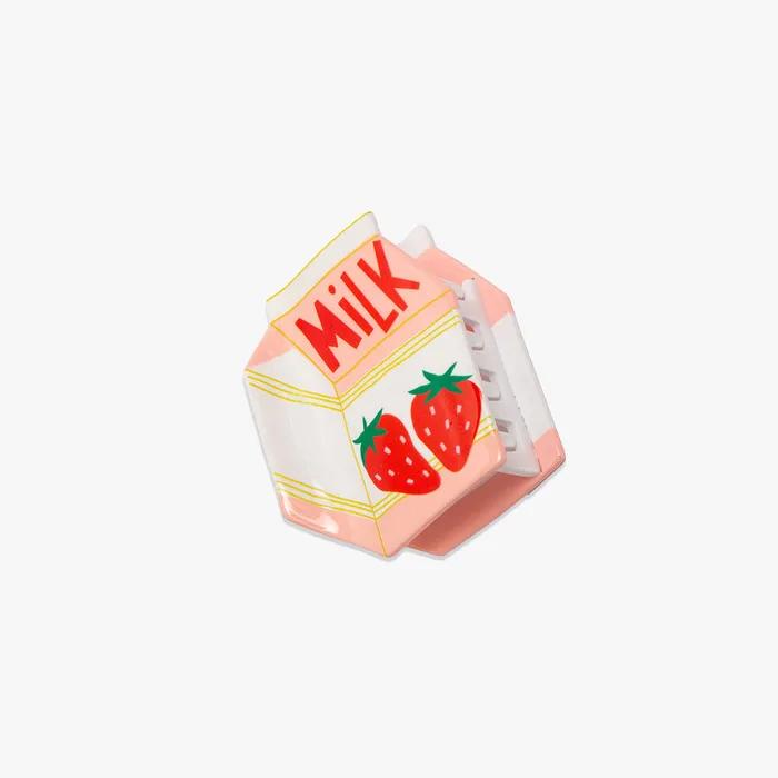 It My Socks Strawberry Milk Hair Clip